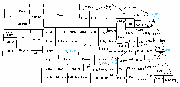 Nebraska State Historical Markers By County Nebraska Department