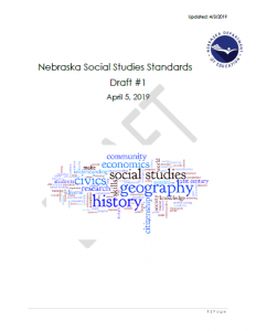 Proposed Draft of Nebraska Social Studies Standard