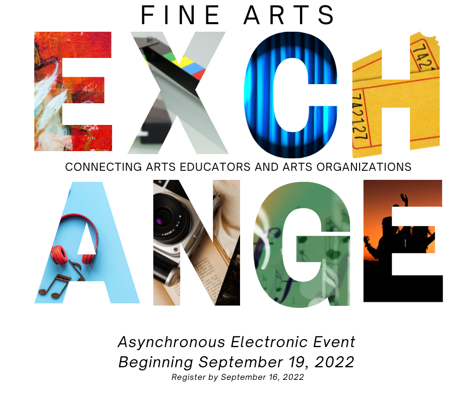 Fine Arts Exchange connecting arts educators and arts organization.