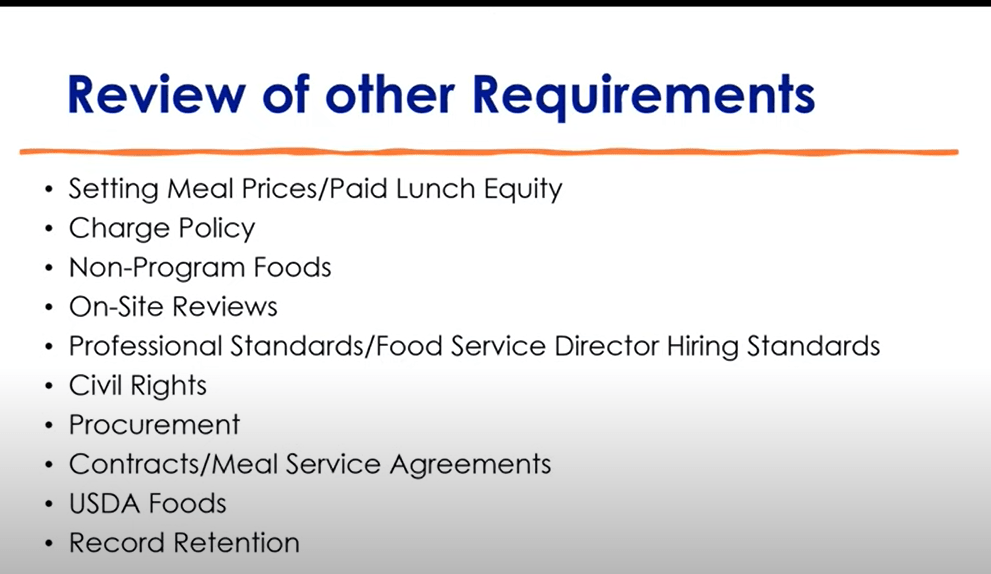 SY 23-24 School Meals Program – Bookkeeper Training (Part 2 - Section 4)