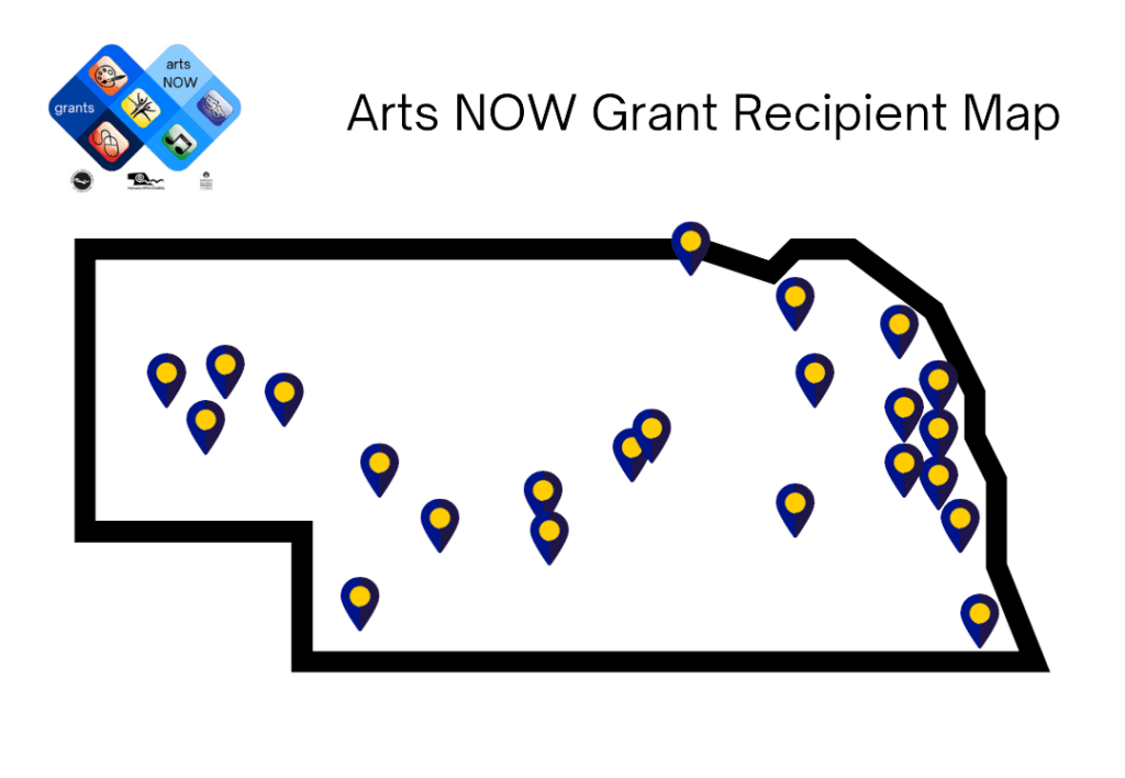 Arts NOW Grant Recipient Map