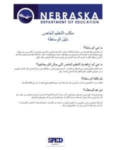 Nebraska Mediation Guide – Arabic