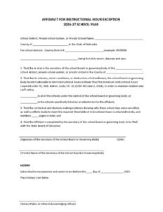 2026.2027-AFFIDAVIT-FOR-INSTRUCTIONAL-HOUR-EXCEPTION