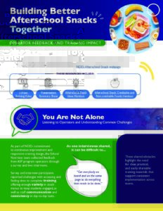 Building Better Afterschool Snacks Together- Operator Feedback and Training Impact Flyer (2)