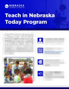 Teach in Nebraska Today Program Flyer