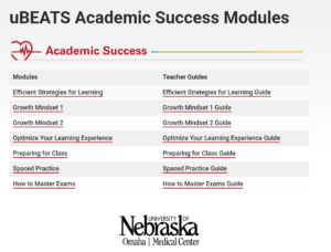 Academic Success Modules