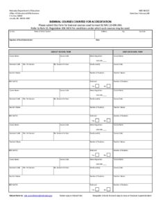Biennial Course Form – 26-27