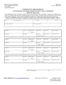 Cooperative Form 26-27