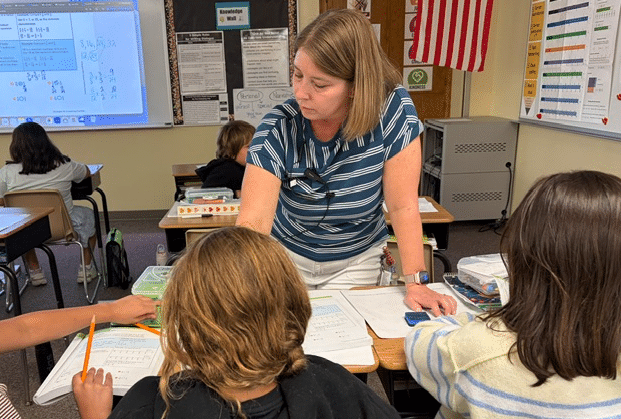 Heather Burback, Fredstrom Elementary teacher and first Mentor Teacher Impact Award recipient.
