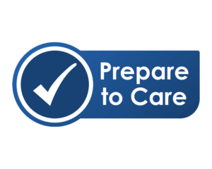 Prepare to Care logo.